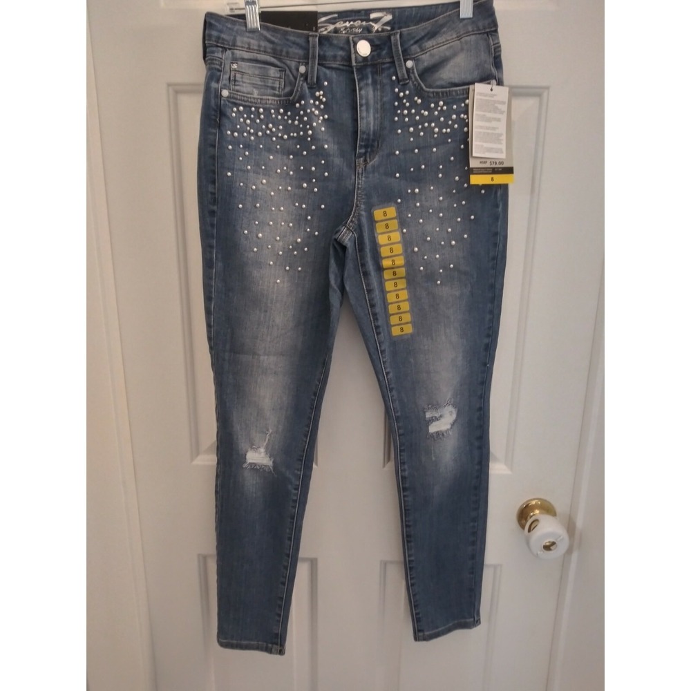 Seven mid rise skinny jeans‎ Limited Edition NWT 8. Retail 79.00